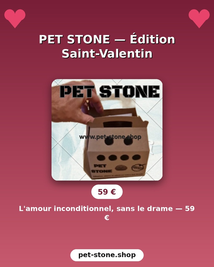 Pet Stone © : Valentine's Day Edition